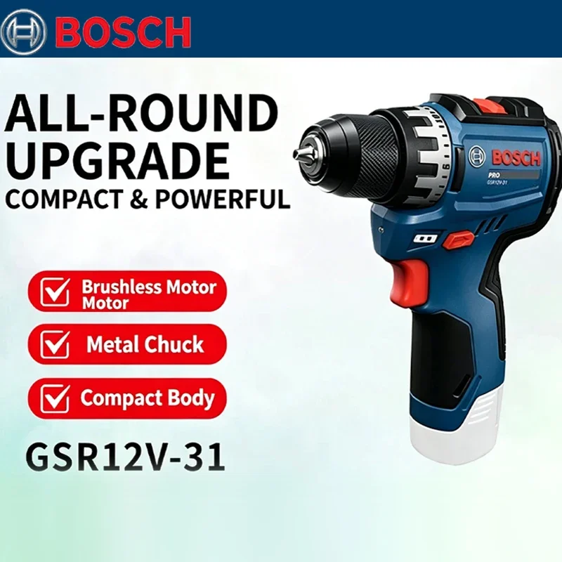 Power Tools Brand - Bosch GSR 12V-31 Brushless Electric Drill
