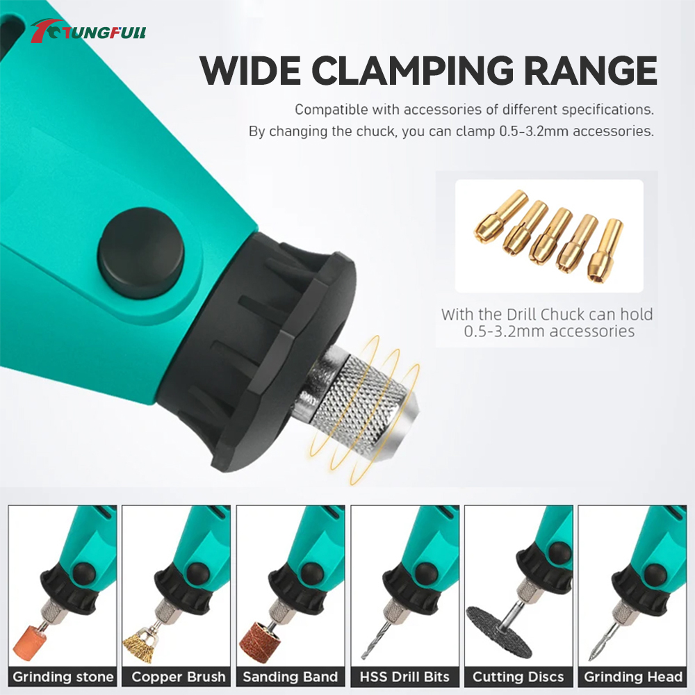 TUNGFULL Mini Electric Grinder - Power Tools Brand review and price
