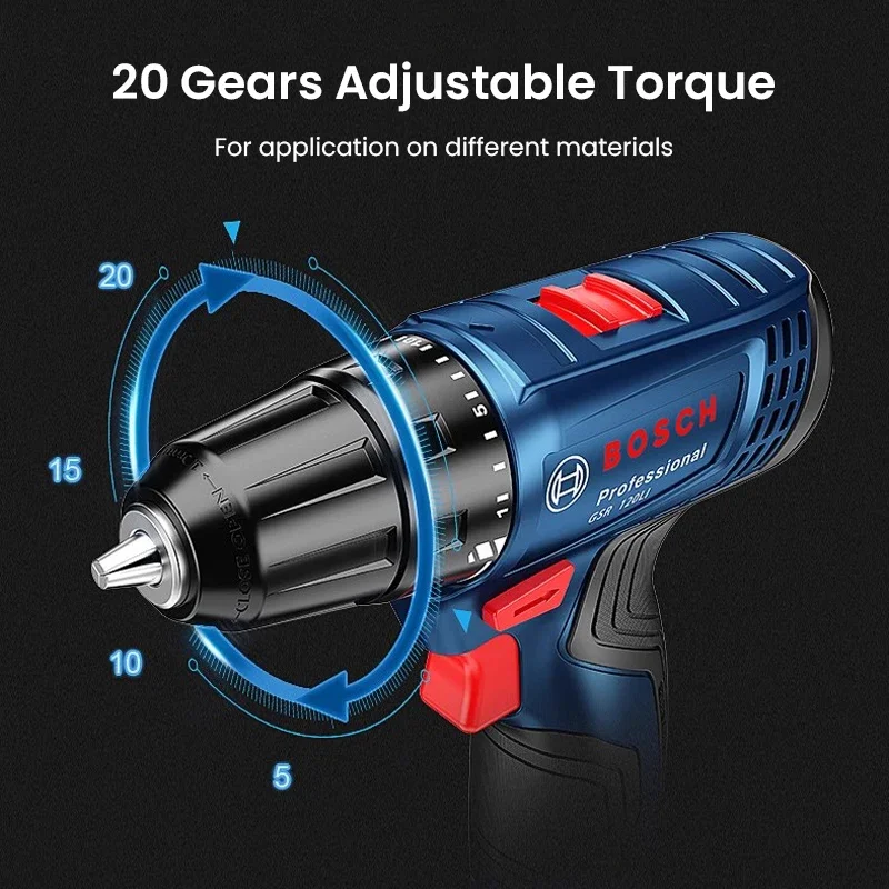 Bosch GSR120-LI Electric Drill - Power Tools Brand review and price