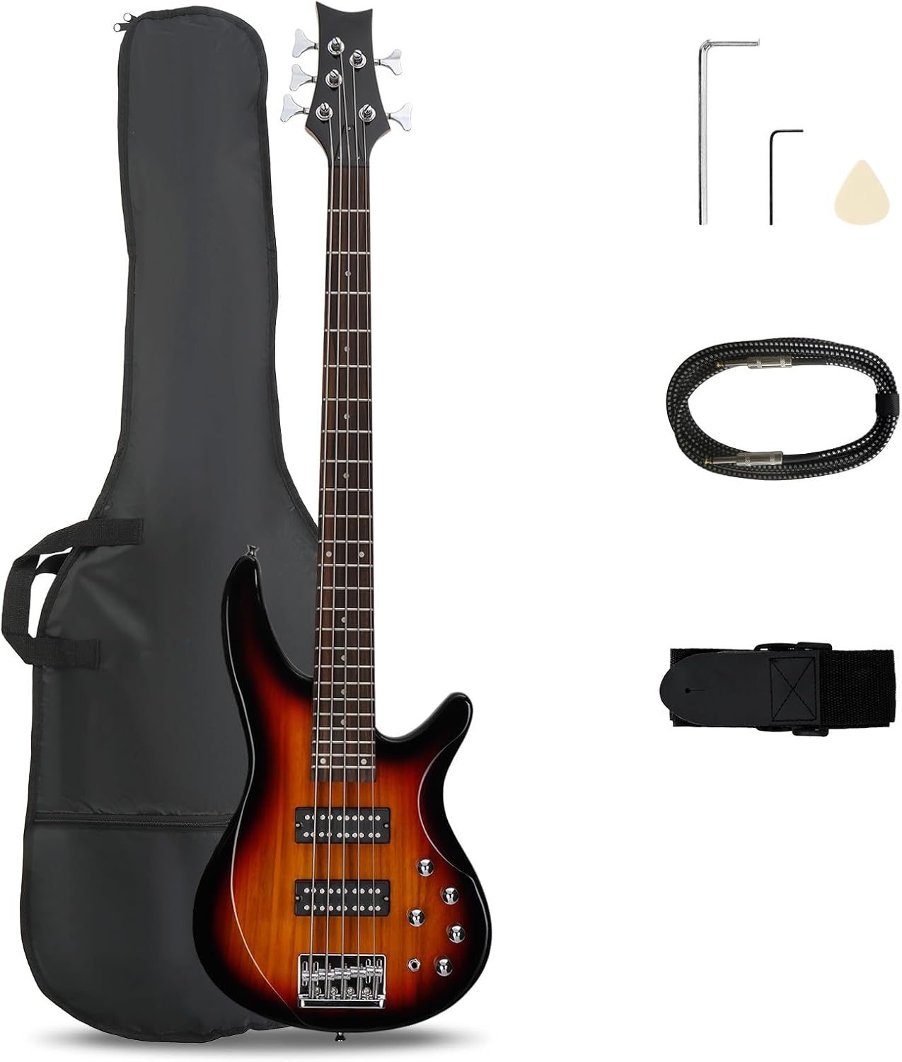 5-String Electric Bass Guitar, - Power Tools Total review and price