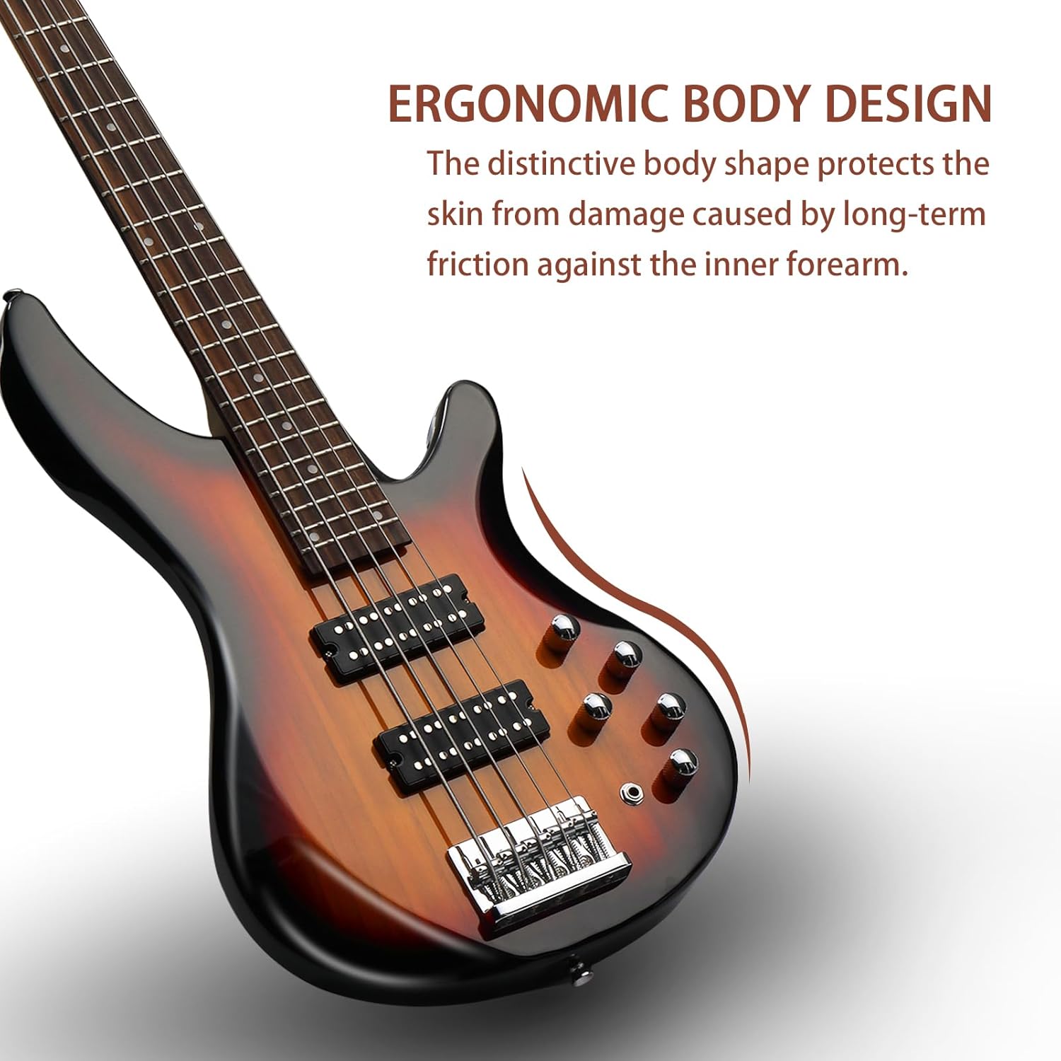 5-String Electric Bass Guitar, - Power Tools Total review and price